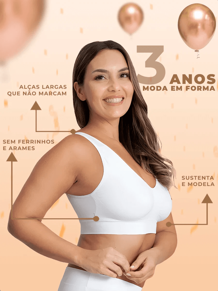 Sutiã Confort Milena - Queima de Estoque + Envio Grátis (Compre 1 Leve 3) Sutiã Confort MRL-059 Miralleve