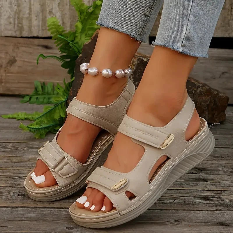 Queima de Estoque - Sandália Ortopédica Conforto Flex Sandália Ortopédica MRL-195 Miralleve 