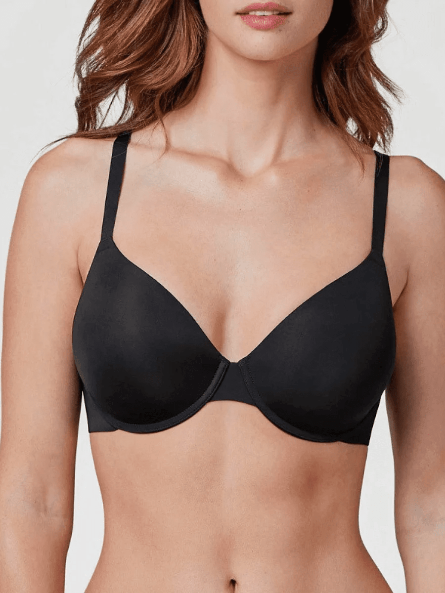 Sutiã de Sustentação Allure -[Pague 1 & Leve 3] + Brinde Calcinha Modeladora Sutiã Sustentação MRL-025 Miralleve 3 Pretos PP Com Bojo