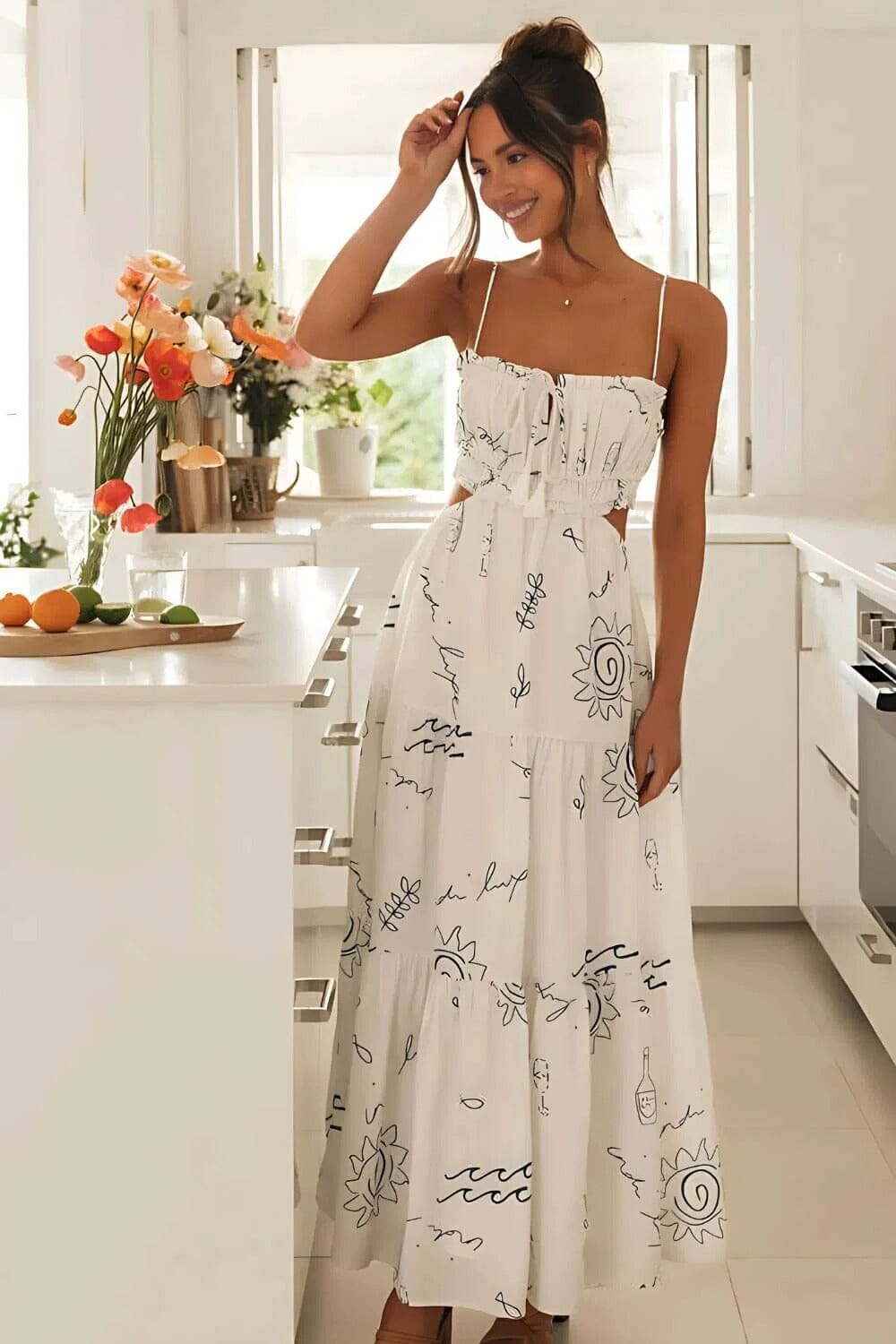 Vestido Midi Sia Vestido Midi MRL-151 Miralleve 